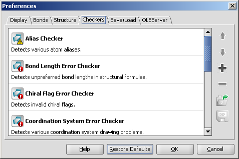 Strict Checker Structure Checker in MarvinSketch